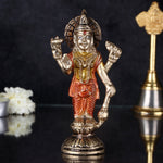 Elegant Brass Standing Lord Vishnu Idol