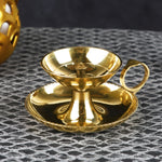 Pure Brass Aarti Akhand Diya With Ring Holder