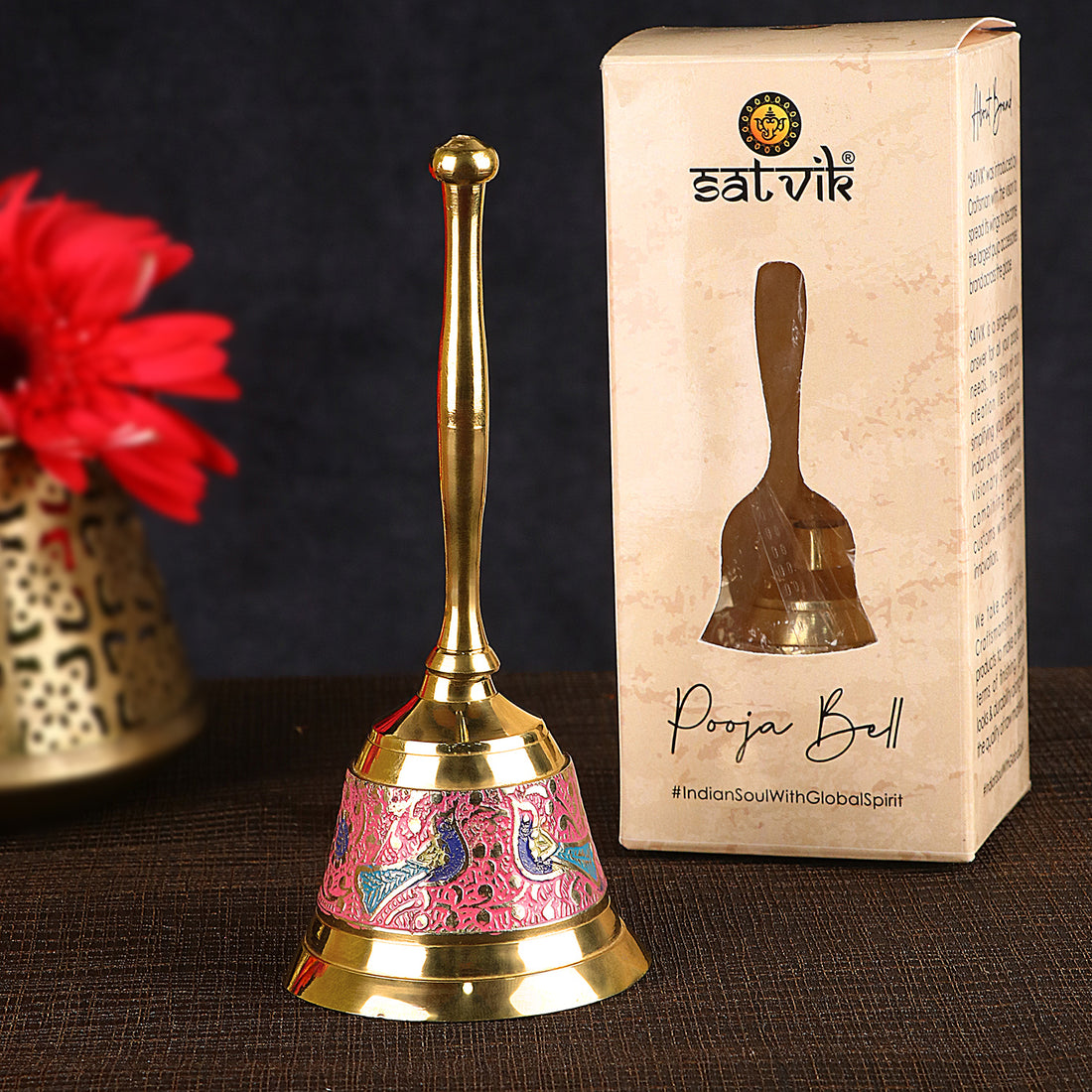 Riveting Brass Puja Bell/Ghanti