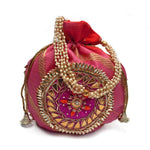 Leheriya Print Women's Potli