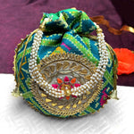Beautiful Bandhani Potli Pouches