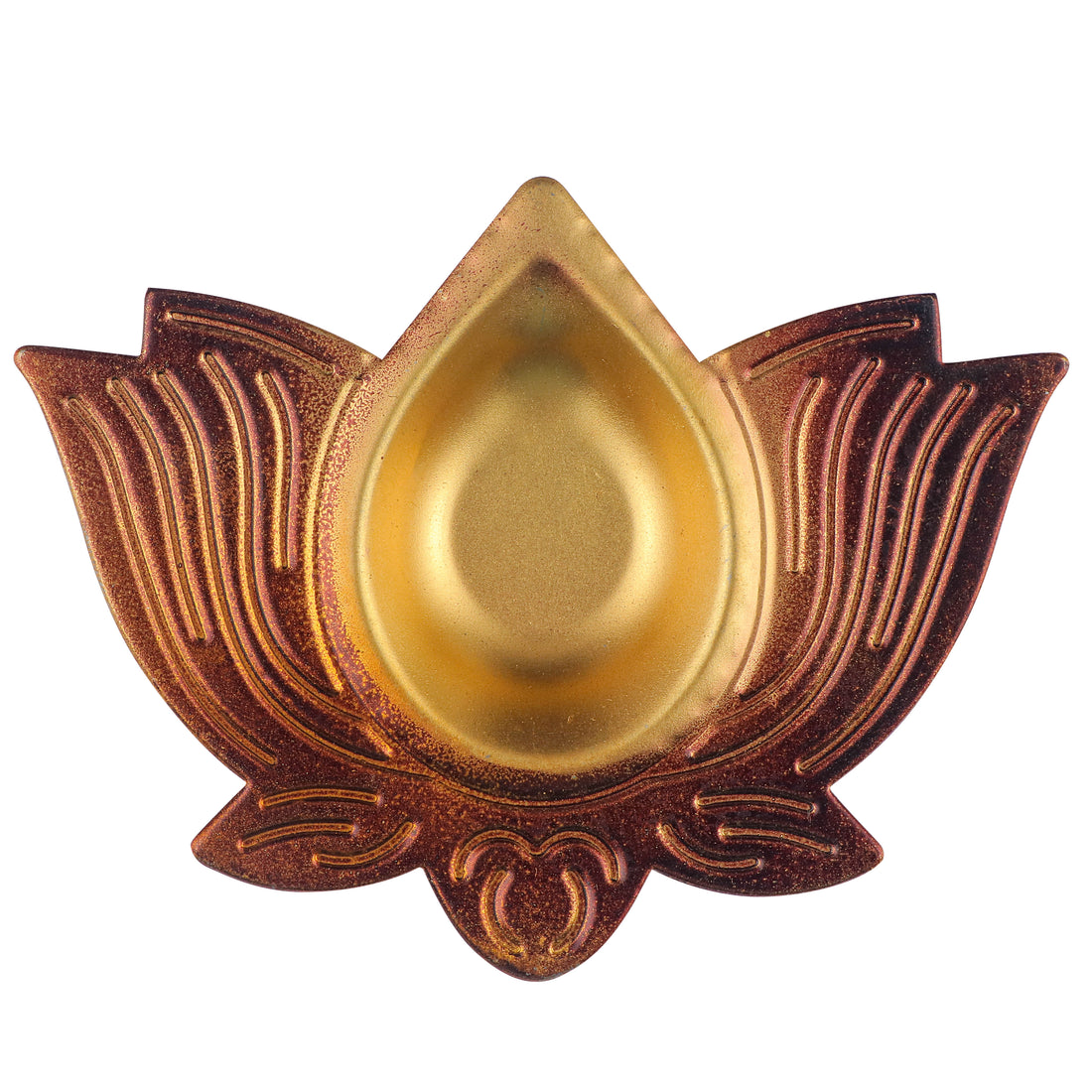 Prepossessing Multicolor Lotus Shape Diya