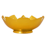Decorative Embossed Sliver Golden Lotus Bowl