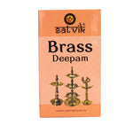 9 Inch Small Brass Kerala Diya. AKP NilaVilakku Deepam