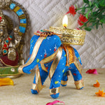 Eye-Catching Handcrafted Elephant Tea Light Holder