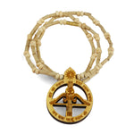 100% Pure Tulsi Kanthi Neck Mala with Jai Baba Khatu Shyam Pendant