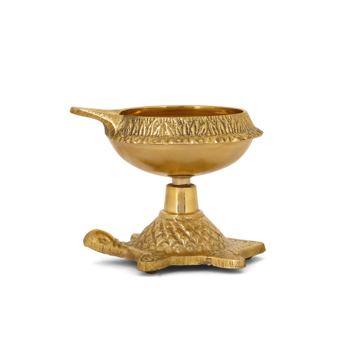Pure Brass Turtle diya
