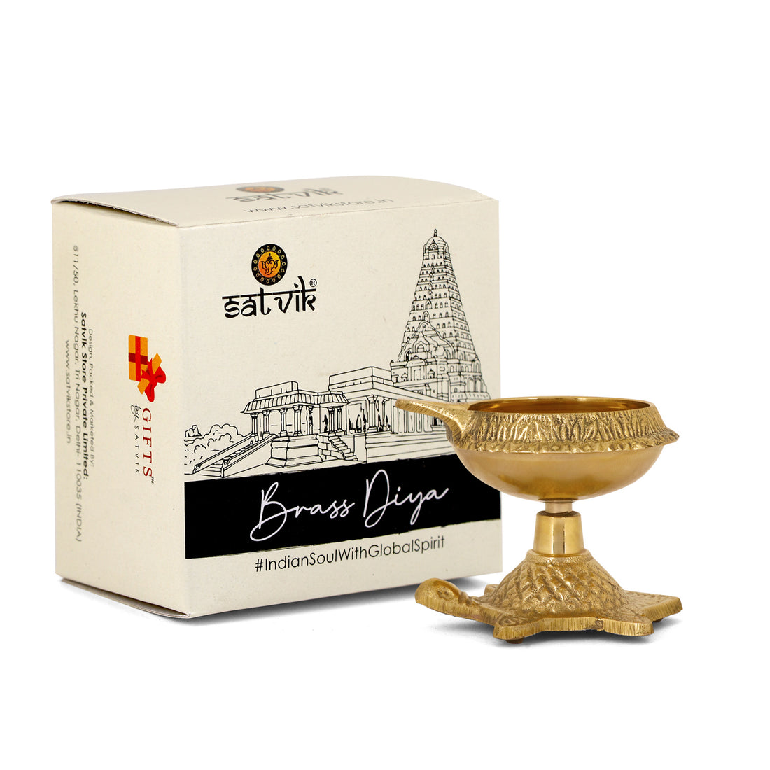 Pure Brass Turtle diya