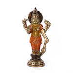 Elegant Brass Standing Lord Vishnu Idol