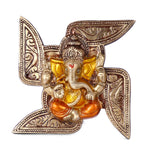 6.9 Inch Eye Catching Pure Brass Ganesh Wall Hanging