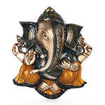 8.5 Inch Prepossessing Brass Ganesh Wall Hanging 