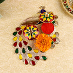 Alluring Peacock Roli Akshat Platter