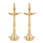 12 Inch Beautiful Brass Kerala Inauguration Diya