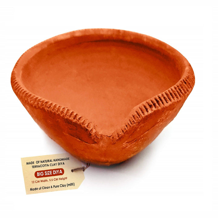 Akhand Clay Diya for Diwali Pujan Puja Store Online Pooja Items Online Puja Samagri Pooja Store near me www.satvikstore.in