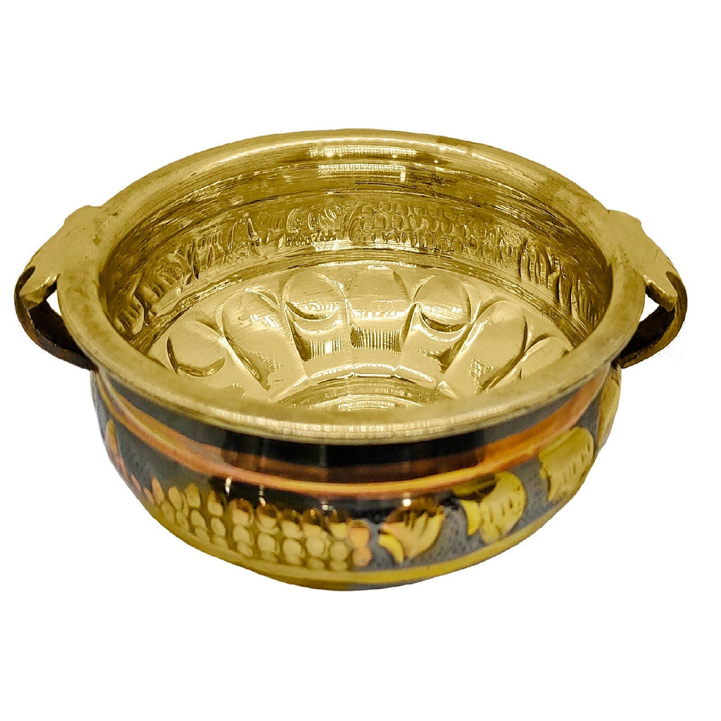 8 Inch Designer Color Urli Decorative Bowl Puja Store Online Pooja Items Online Puja Samagri Pooja Store near me www.satvikstore.in