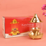 Pure Brass Kanchdeep Akhand Chimney Diya – A premium quality, handcrafted diya made from pure brass with a unique chimney design.  India’s Largest Pooja Accessories Brand – www.satvikstore.in
