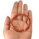 8mm Authentic Red Jasper Crystal Bracelet for Reiki Healing
