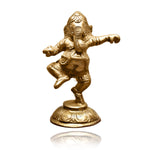 Brass Dancing Ganesh Idol Puja Store Online Pooja Items Online Puja Samagri Pooja Store near me www.satvikstore.in