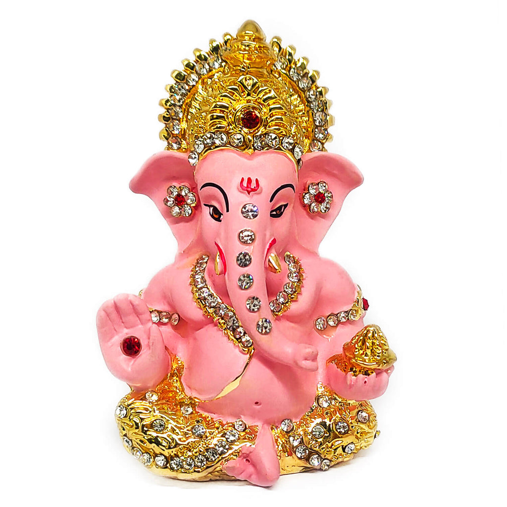 Pink Ganesh Idol Puja Store Online Pooja Items Online Puja Samagri Pooja Store near me www.satvikstore.in