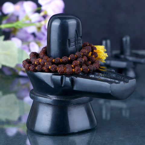 Black Stone Shivling (6cm) for Daily Worship – India’s Largest Pooja Accessories Brand – www.satvikstore.in