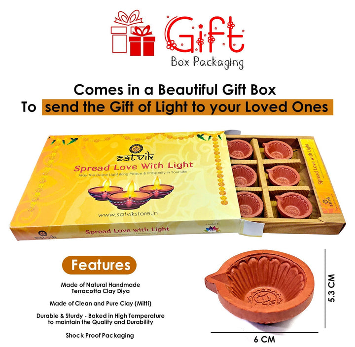 Earthen Clay Diya 12 Pc Set (Om) Puja Store Online Pooja Items Online Puja Samagri Pooja Store near me www.satvikstore.in